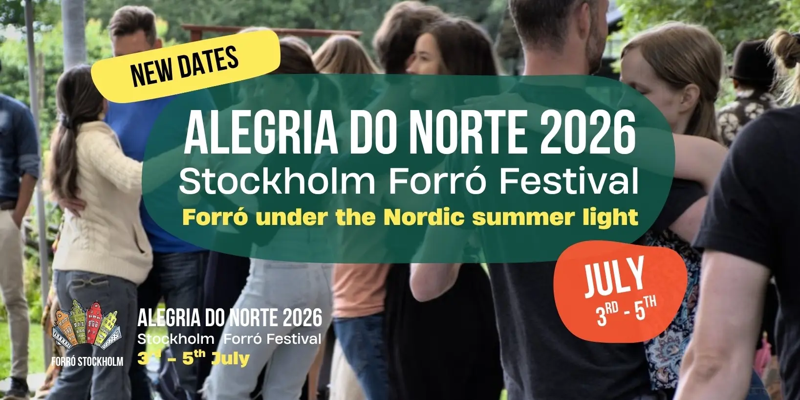 Alegria do Norte 2026 | July 3–5, Stockholm